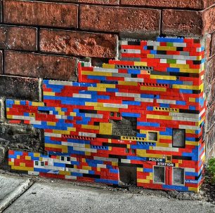 “The Wall” from Lego