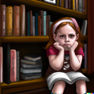 Girl is Fan of Book Bans