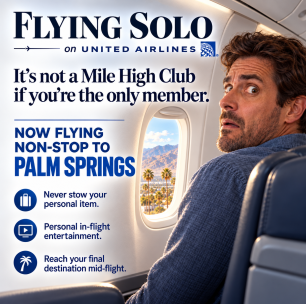 “Fly Solo” on United